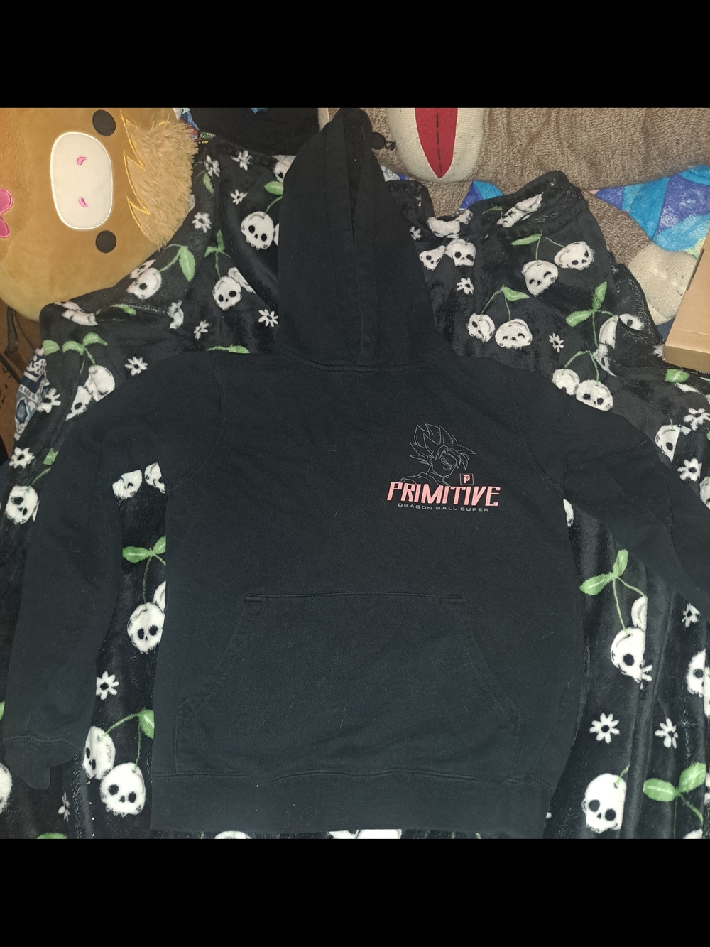 Primitive Black Hoodie Super Saiyan Goku Black